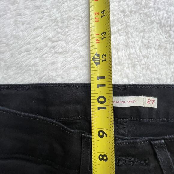Levi's Women's Black 311 Shaping Skinny Denim Jeans Size 27x30 - Picture 10 of 10